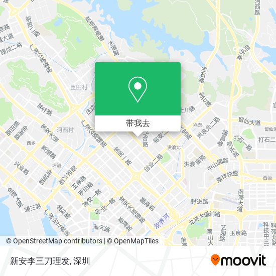 新安李三刀理发地图