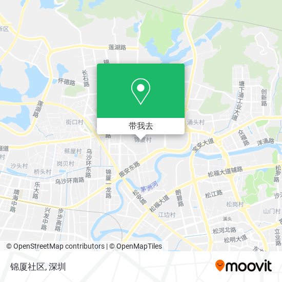 锦厦社区地图