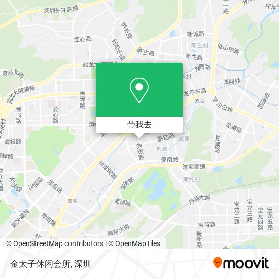 金太子休闲会所地图