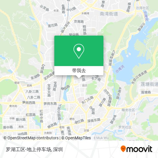 罗湖工区-地上停车场地图