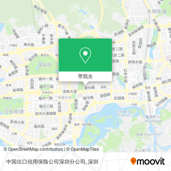 中国出口信用保险公司深圳分公司地图