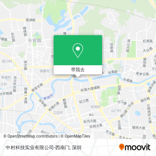 中村科技实业有限公司-西南门地图