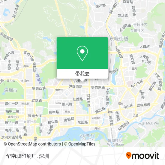 华南城印刷厂地图