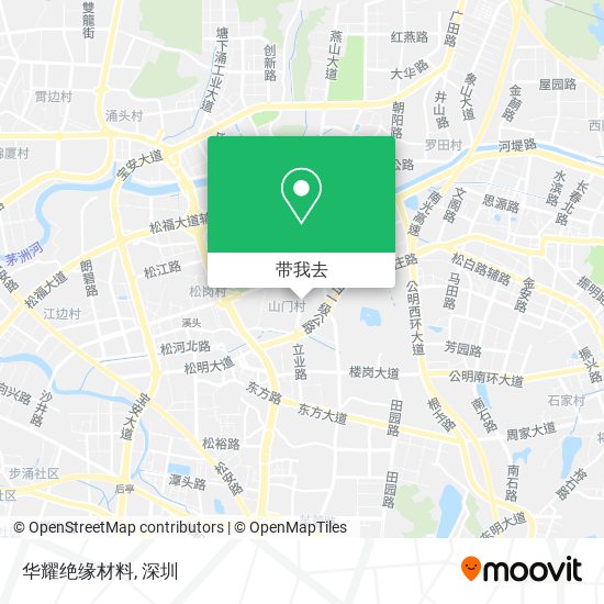 华耀绝缘材料地图