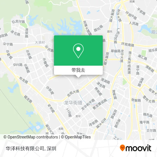 华泽科技有限公司地图