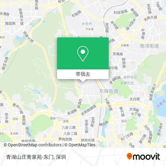 青湖山庄青泉苑-东门地图