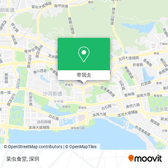 菜虫食堂地图