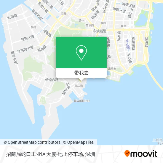 招商局蛇口工业区大厦-地上停车场地图