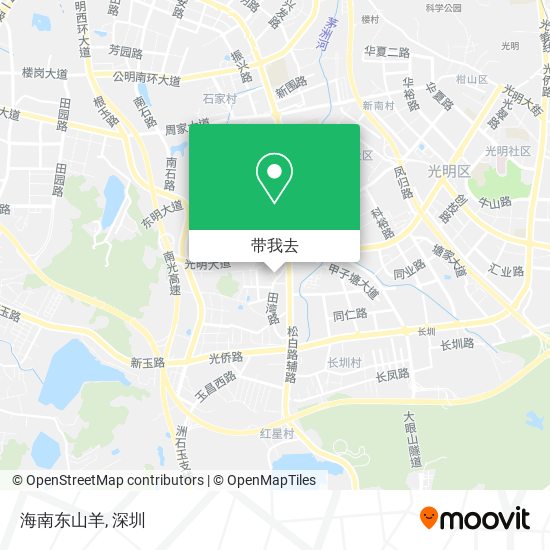海南东山羊地图