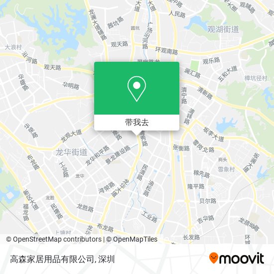 高森家居用品有限公司地图