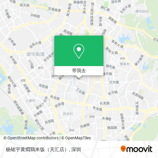 杨铭宇黄燜鶏米饭（天汇店）地图