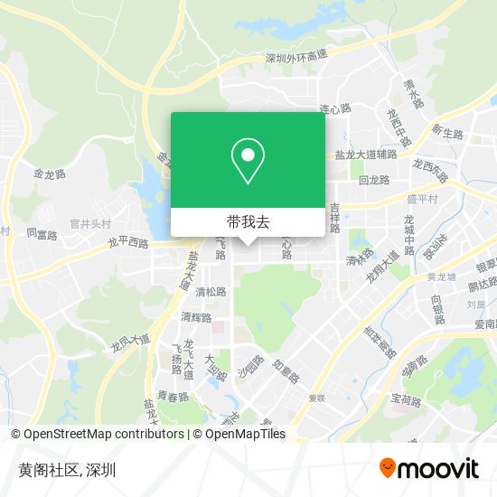 黄阁社区地图