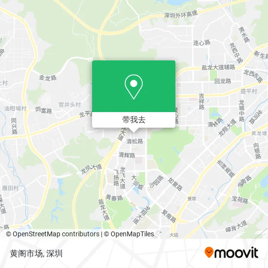 黄阁市场地图
