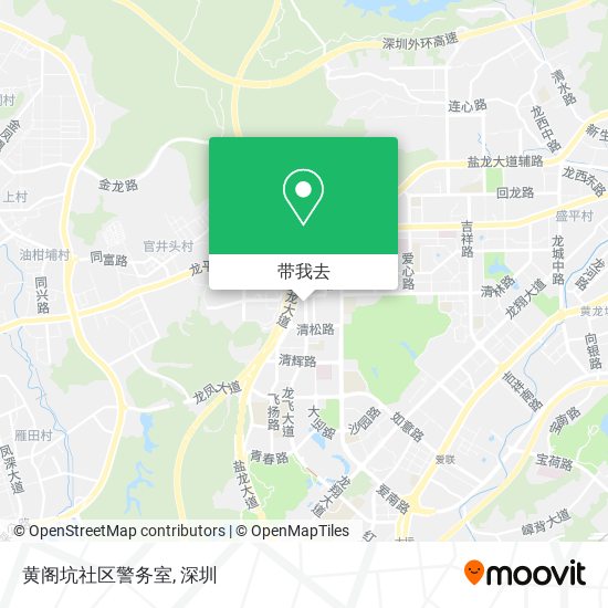 黄阁坑社区警务室地图