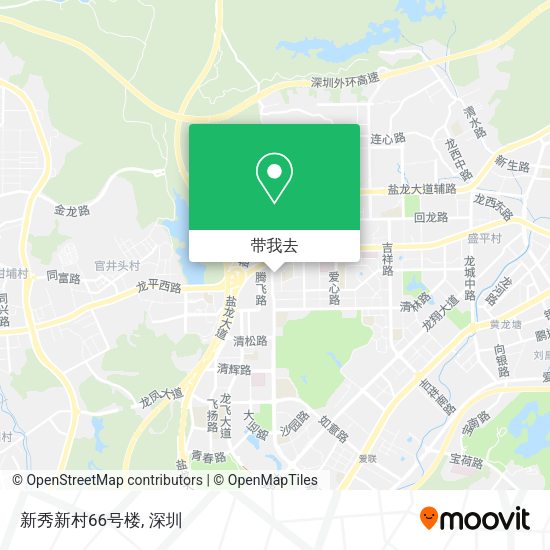 新秀新村66号楼地图