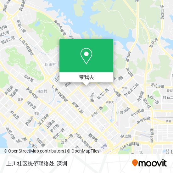 上川社区统侨联络处地图