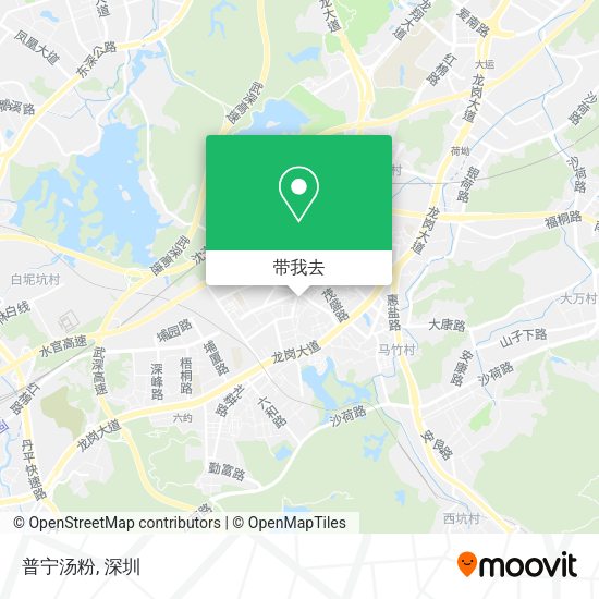 普宁汤粉地图