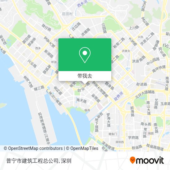 普宁市建筑工程总公司地图