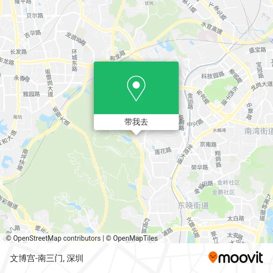 文博宫-南三门地图