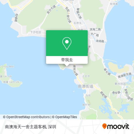 南澳海天一舍主题客栈地图