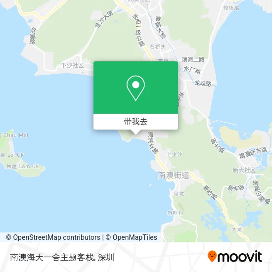 南澳海天一舍主题客栈地图