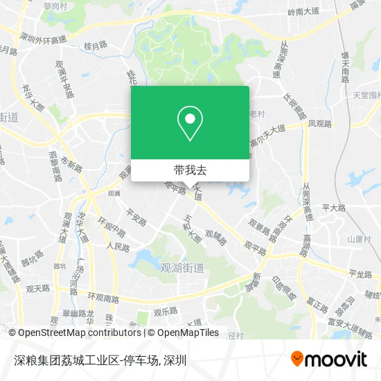 深粮集团荔城工业区-停车场地图