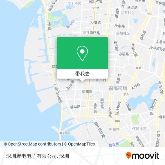 深圳聚电电子有限公司地图