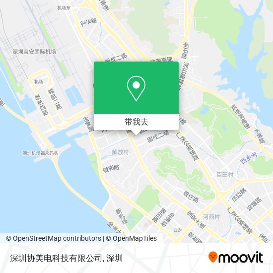 深圳协美电科技有限公司地图