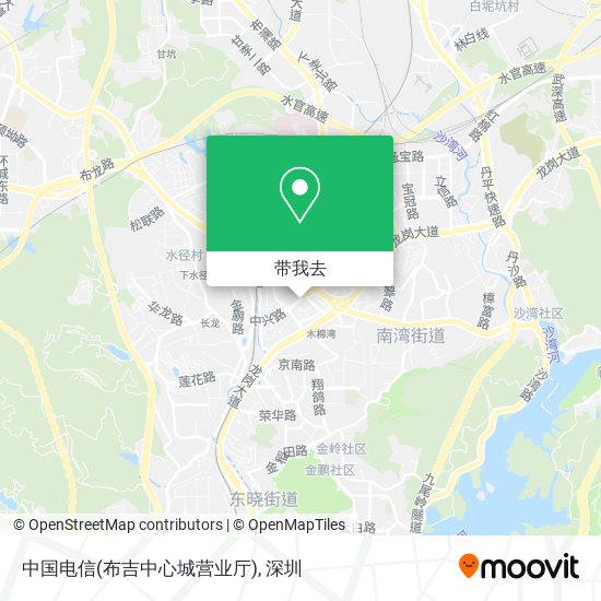 中国电信(布吉中心城营业厅)地图