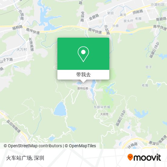火车站广场地图