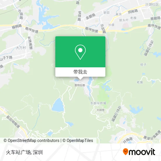 火车站广场地图