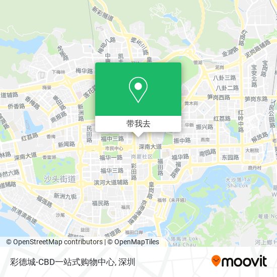 彩德城-CBD一站式购物中心地图