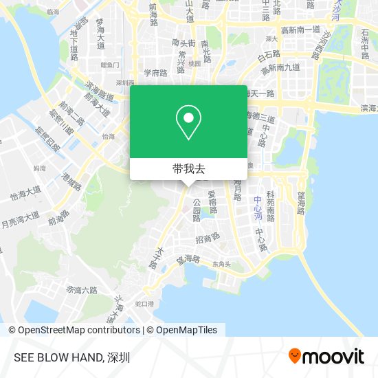 SEE BLOW HAND地图