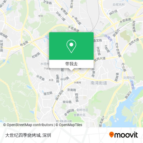 大世纪四季烧烤城地图