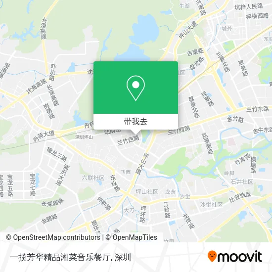 一揽芳华精品湘菜音乐餐厅地图