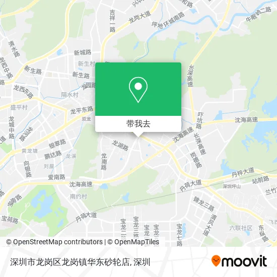 深圳市龙岗区龙岗镇华东砂轮店地图