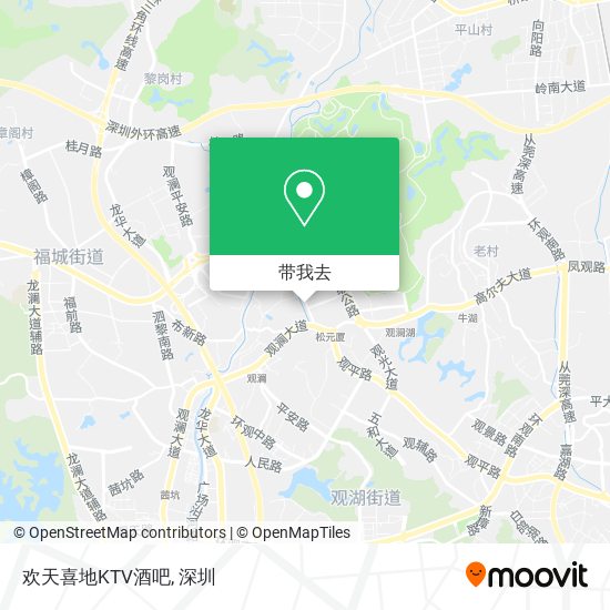 欢天喜地KTV酒吧地图