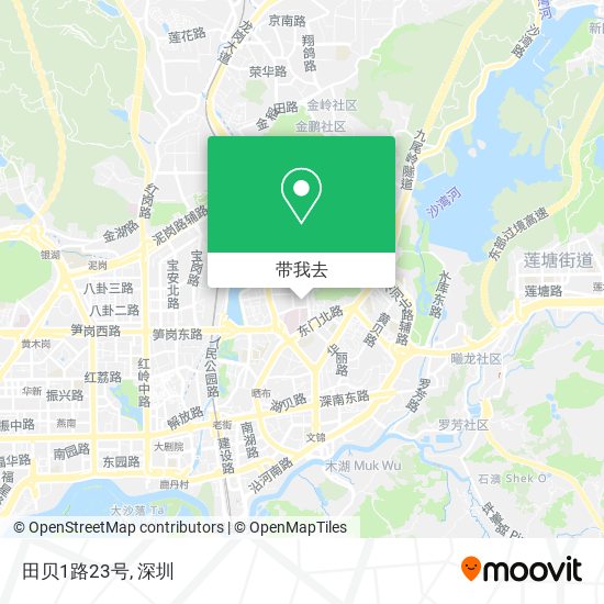 田贝1路23号地图
