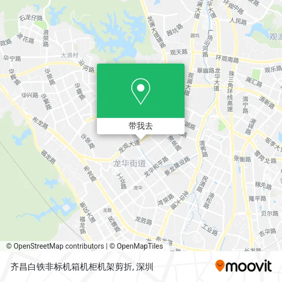 齐昌白铁非标机箱机柜机架剪折地图