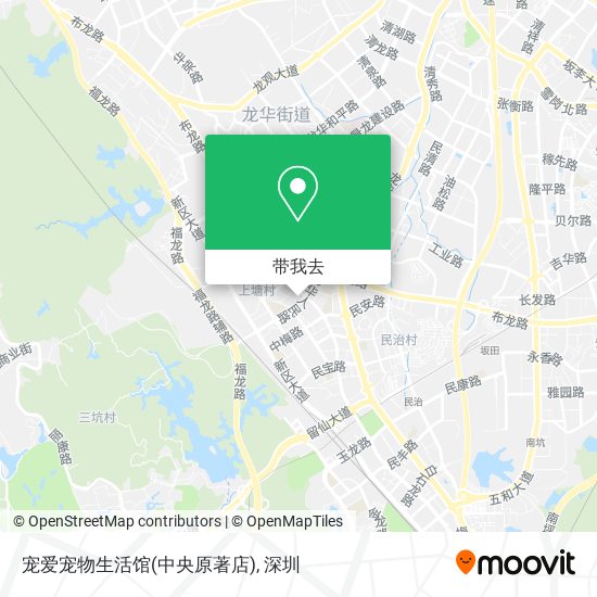 宠爱宠物生活馆(中央原著店)地图