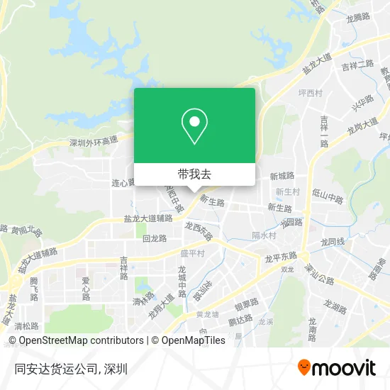 同安达货运公司地图