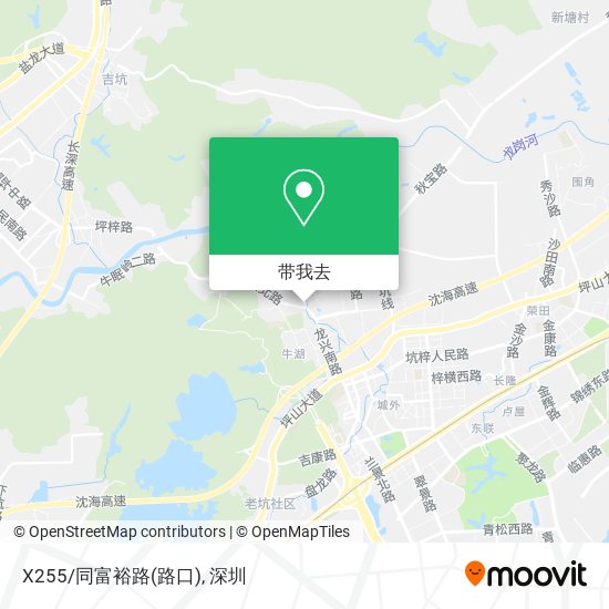 X255/同富裕路(路口)地图