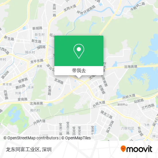 龙东同富工业区地图