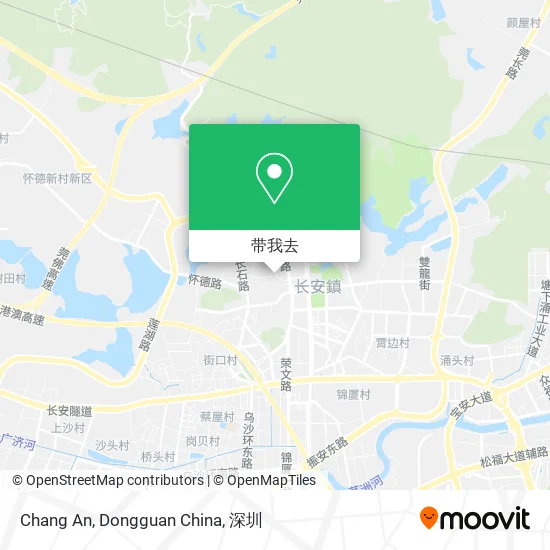 Chang An, Dongguan China地图
