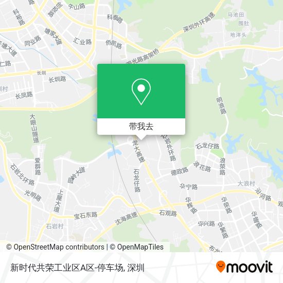 新时代共荣工业区A区-停车场地图