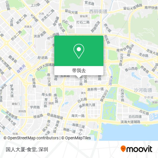 国人大厦-食堂地图