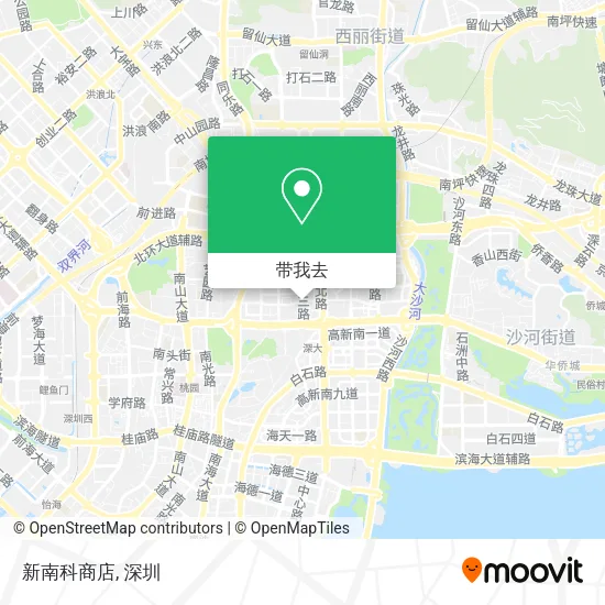 新南科商店地图