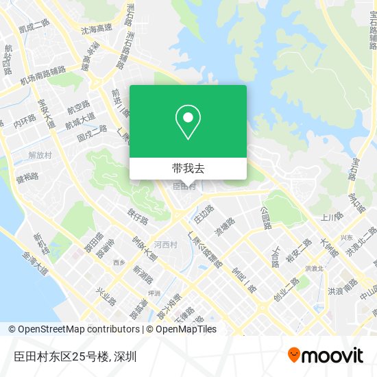 臣田村东区25号楼地图