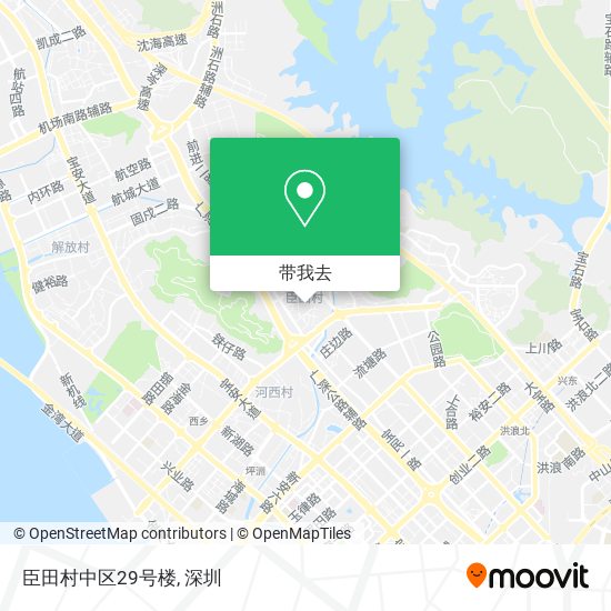 臣田村中区29号楼地图