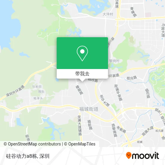 硅谷动力a8栋地图